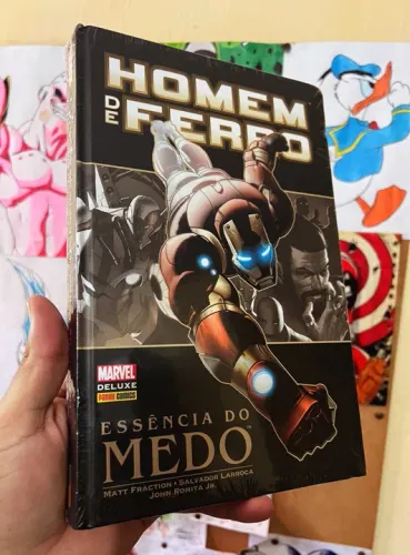 Homem de Ferro Essência do Medo Marvel Deluxe capa dura