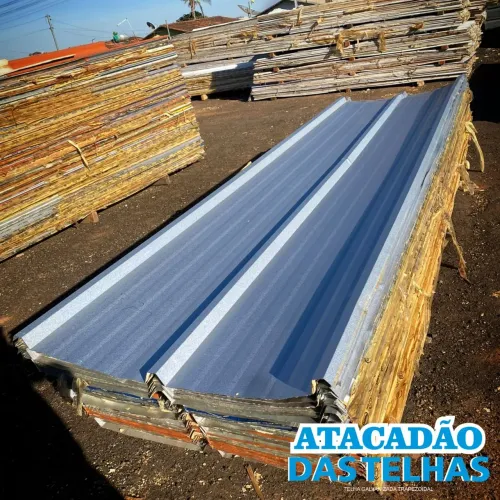 Telha de zinco  Telhas Galvanizadas Trapezoidais