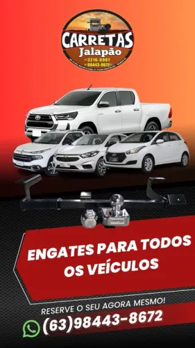 Engate de reboque (rabicho) para carro