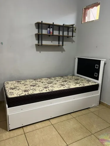 Cama bibox de solteiro 