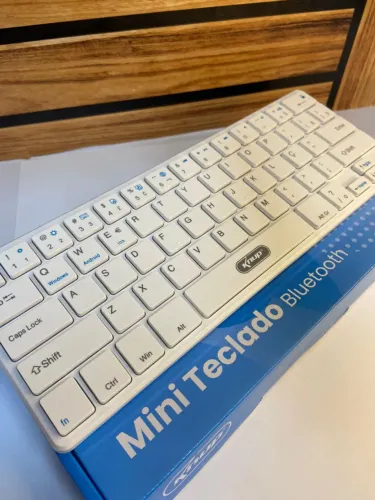 MINI TECLADO KNUP BLUETOOTH Branco an1