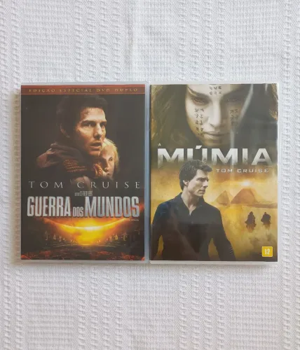 DVDs Guerra dos Mundos e A Múmia - Tom Cruise