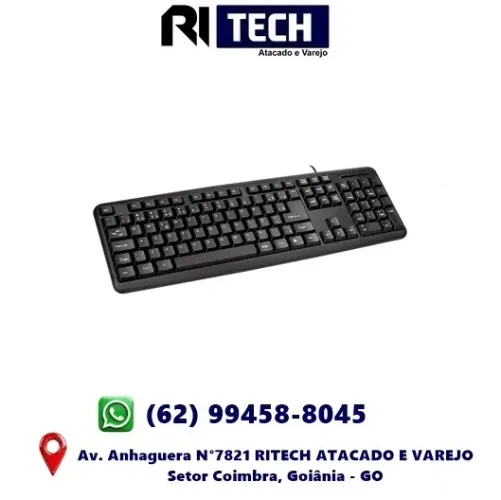 Teclado Com Impressão Grande Com Fio Teclado USB Básico