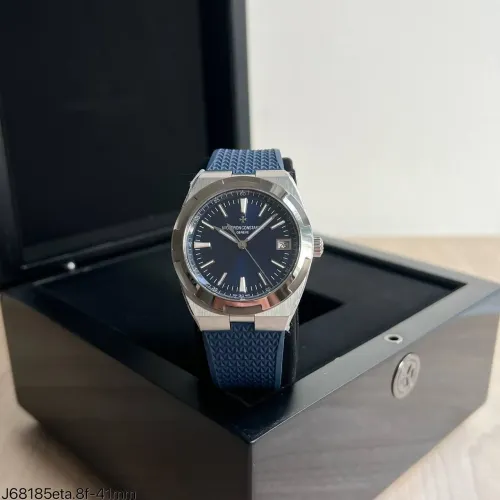 RELÓGIO VACHERON CONSTANTIN OVERSEAS/ AZUL/ SUPER CLONE 