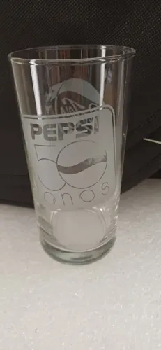 Copo de vidro Pepsi 50 anos