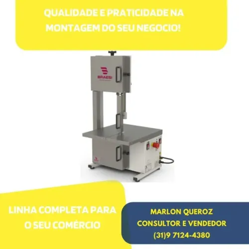 Serra Fita Braesi Semi Inox 1,78m BSIM-178 PLUS-Bivolt