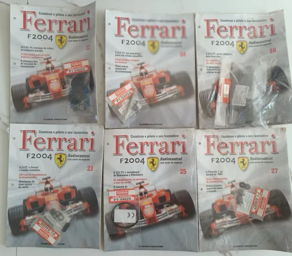 Fascículos Ferrari F2004 Kyosho Fórmula 1 Planeta Deagostini