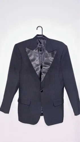 Paletó de smoking, preto