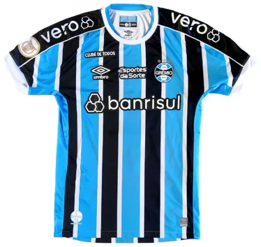 Camisa Grêmio 2023 Jogo Umbro Tam P Felipe Carballo #8