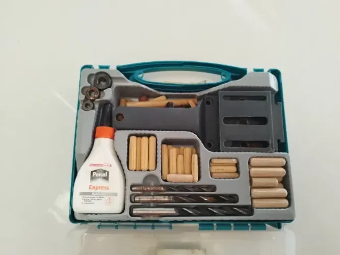 Kit Marceneiro cavilhas, WOLFCRAFT pinos espigado de madeiras até 10mm