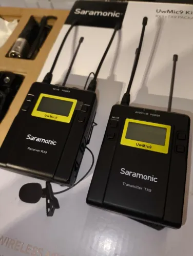 Microfone sem fio  para câmera Saramonic UWMIC9 