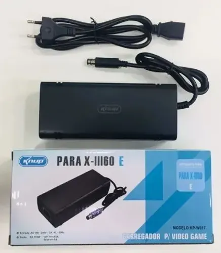 Fonte Carregador Knup para Xbox 360 E - Novo na Caixa ?