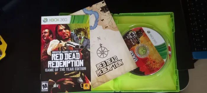 Red Dead Redemption Game Of The Year Edition (Original, 2 CDS, Mapa e encartes) XBOX 360