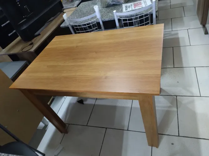 Mesa retangular NOVAS Na embalagem promoção imperdível 