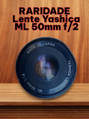 Black Friday RARIDADE!!! Lente Objetiva Yashica Ml 50mm F1.7