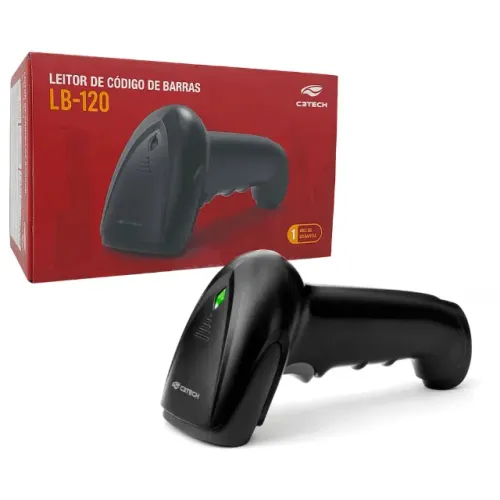 LEITOR CODIGO BARRAS C3T LB-120BK 2D USB