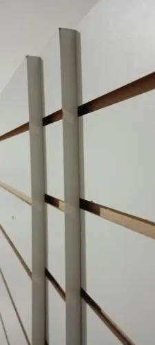 Painel canaletado branco (03 unidades)