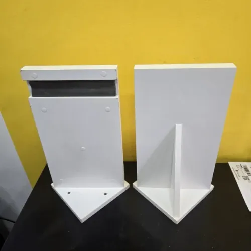 2 Suporte de Parede para Pendurar Bike Bicicleta Madeira Mdf - Branco Suportes