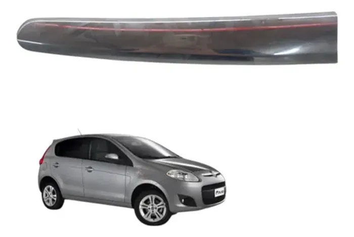 Friso Parachoque Cromado Direito Fiat Palio 2015 Detalhe