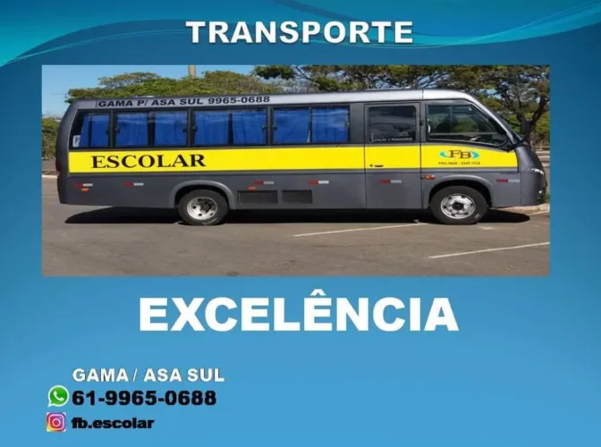 Transporte escolar gama para asa sul