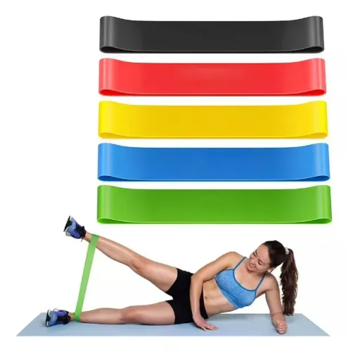 cinta para exercicio fisico kit mini bands faixas elásticas 5 und crs-1156