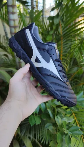 Chuteira Society Mizuno Morelia Pro Couro Original Canguru Profissional Ñ Nike Adidas Puma