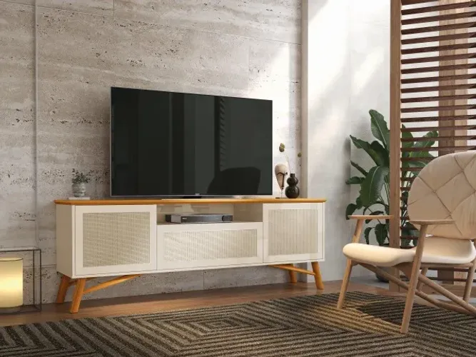 Rack DR Estilo Retrô Para TV Até 75'' Polegadas ! Frete e Montagem Grátis.