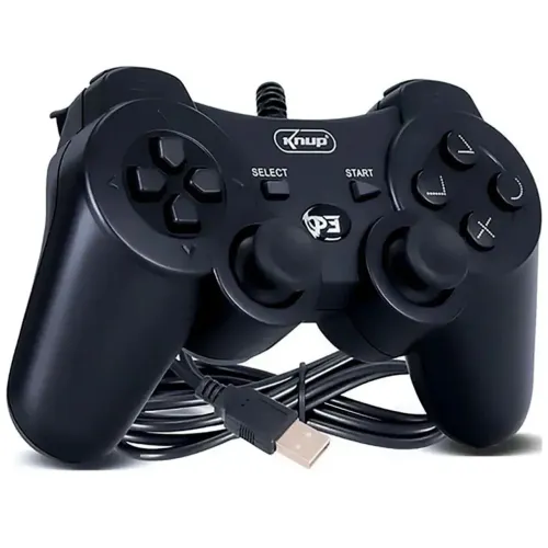Controle Joystick Para Playstation 3 (Ps3) e PC Com Fio - Knup em São Luís ma