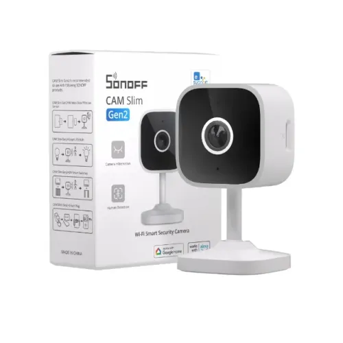 Sonoff Câmera De Segurança Slim wifi 1080p Full HD Alexa Google Automação