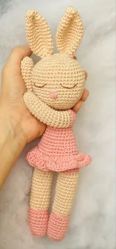 Coelhinha bailarina amigurumi crochê