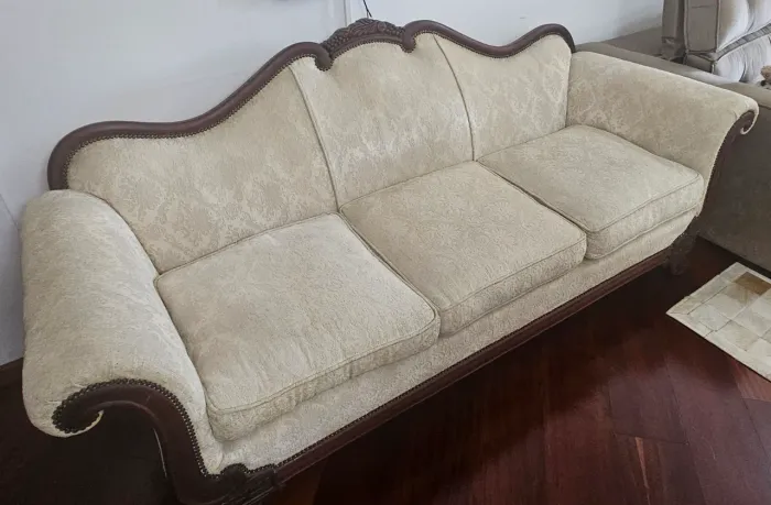 Sofá De 3 Lugares Estilo Luis XV