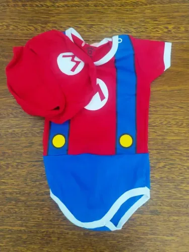Body Temático Infantil Do Mário 