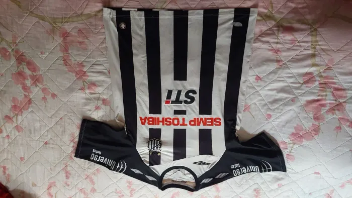 Camisa Santos FC SEMP TOSHIBA NR 9 SÓ VENDA NÃO TROCO POR NADA 