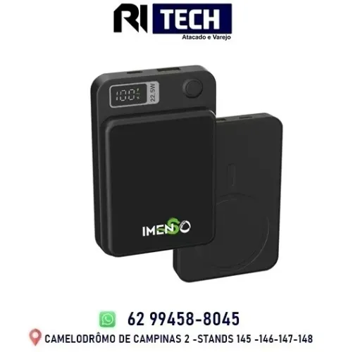 Carregador Portátil Power Bank 10000mah 22,5w MagSafe Indução 1ims613