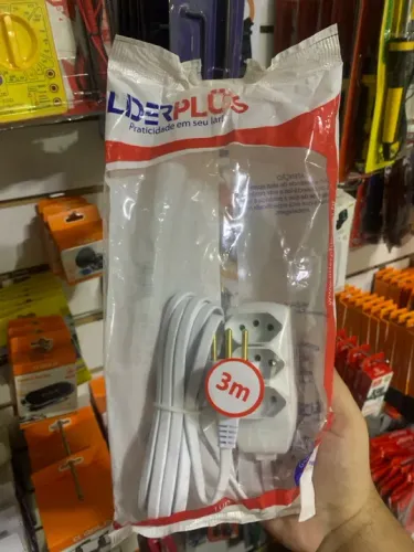 Extensão Elétrica 3 Tomadas