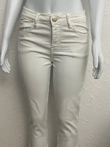 Calça Casual 284 Tamanho 38 Branca Strecht Bom Estado