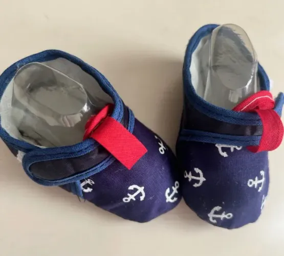 Sapatilha Bebê Infantil Molekino azul tamanho 14