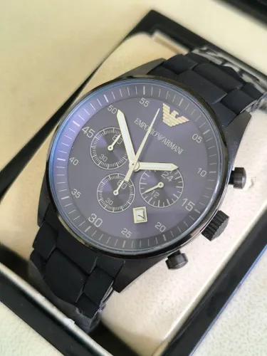 Relógio Empório Armani Deep BLUE Exclusivo 