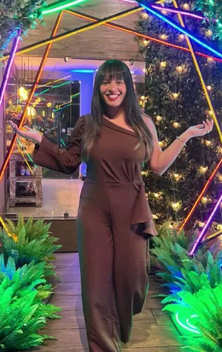 Macacão Marrom Elegante - Festa ou Casual