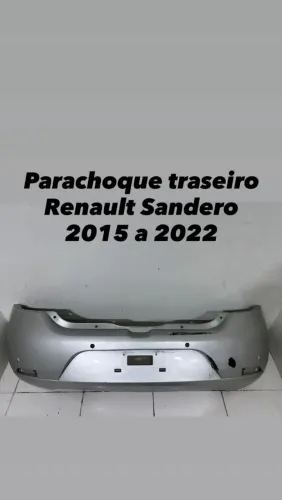 Parachoque Traseiro Renault Sandero 2015 a 2022