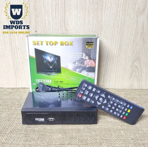 Conversor Digital Full Hd Tv Tubo Antiga Isdb-t