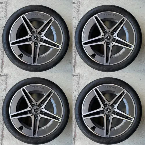 RODA 18 MERCEDES CLASSE C ORIGINAL COM PNEUS