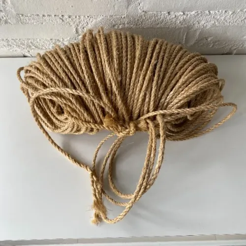 Ref.423 Corda de sisal 5 mm - versátil p/ usos domésticos, artesanais e funcionais, felino