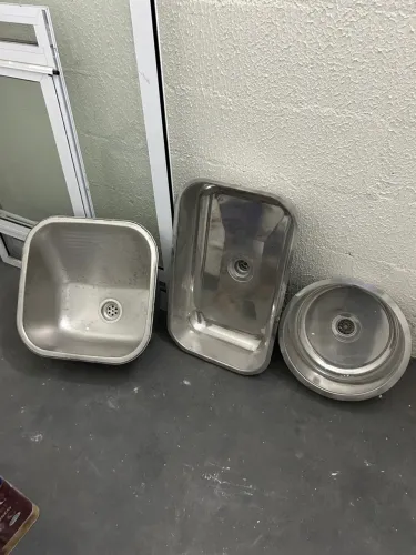 Cubas de Aço Inox e torneira