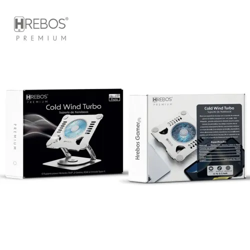 SUPORTE DE NOTEBOOK TURBO PRATA REF: SU-231<br>