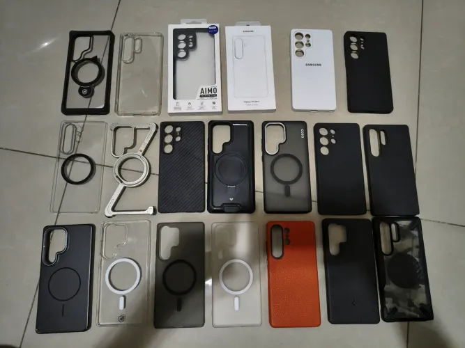 Capas Premium S25 Ultra - Ringke, Gocase, Elago, Melkco, Spigen, Samsung Clear Case 