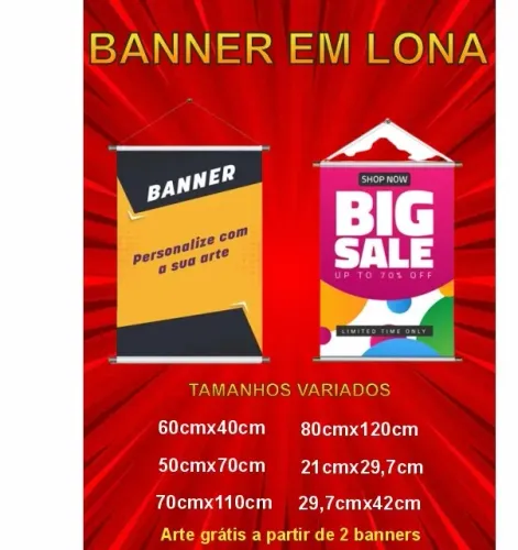 Banner em lona