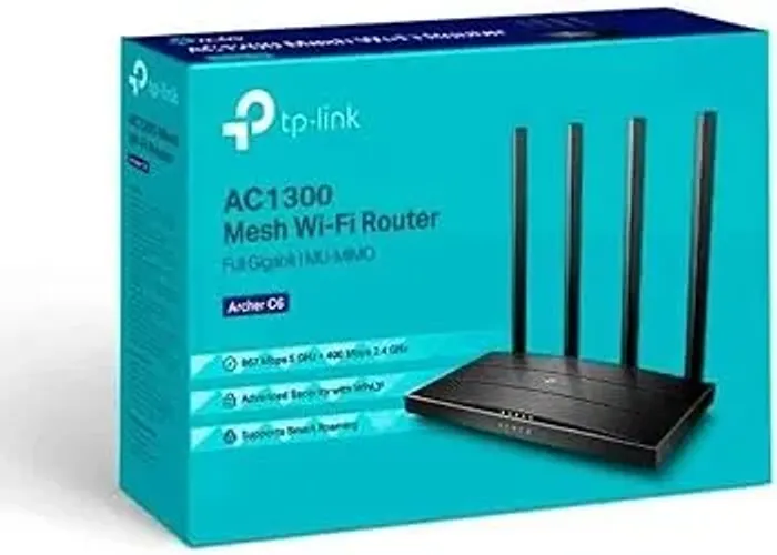 Roteador Tp Link Wifi Mesh Ac1300 Archer C6 - Loja Natan Abreu