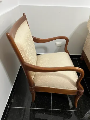 2 cadeiras vintage maciças