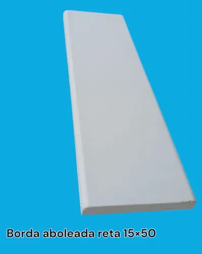 Borda aboleada reta 15×50